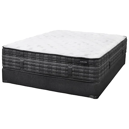 King Luxury Firm, Hand Made Luxury Mattress and 5" Grey Semi-Flex Low Profile Foundation